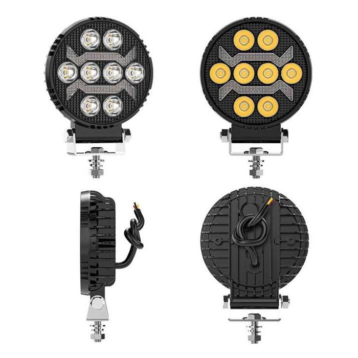 Висок клас LED Диоден Боен фар за трактори ATV мотокари камиони Кръгъл