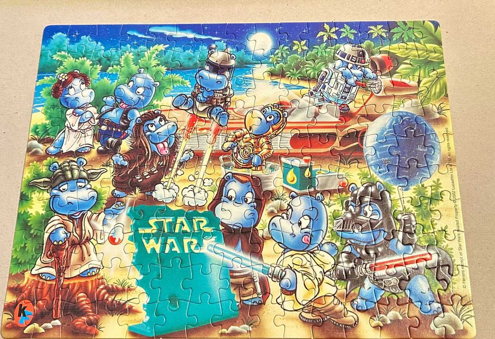 Puzzle Kinder Ferrero Maxi Star Wars 2002