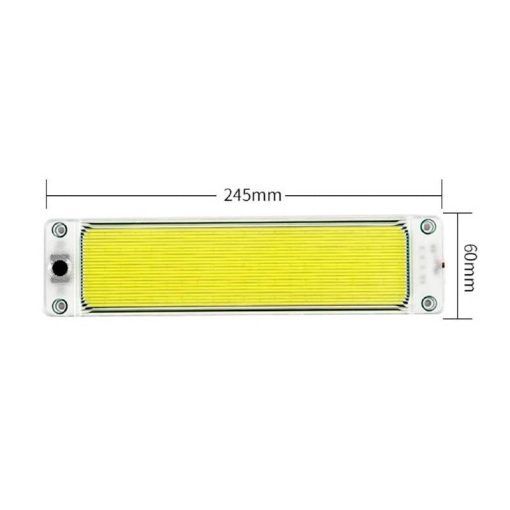 Plafonieră Auto LED Universală 25cm –15W,1380lm, 12V-24V, Lumină Puternică Alb-Rece - Copie