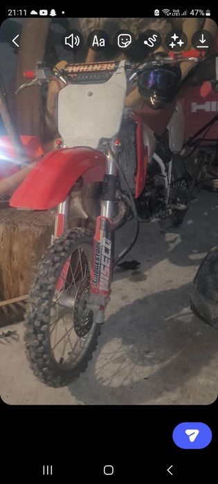 Vând Honda cr85 2t de 85cc