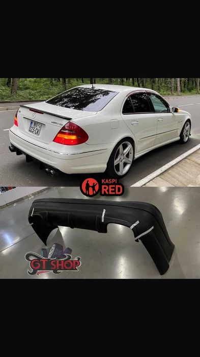 Бампер на Mercedes-Benz W211 (E-Class) в стиле AMG 63