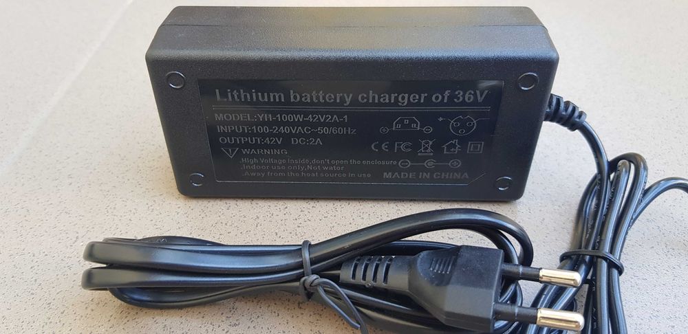 Incarcator bicicleta electrica, trotineta, 3pini/4pini/5.5mm/8mm - 36v