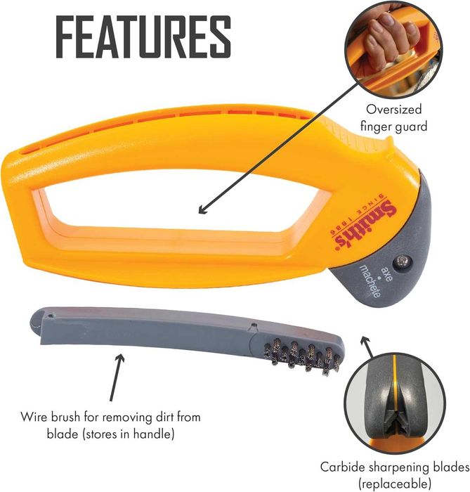Smith's Axe & Machete Sharpener Точило за мачете и брадви