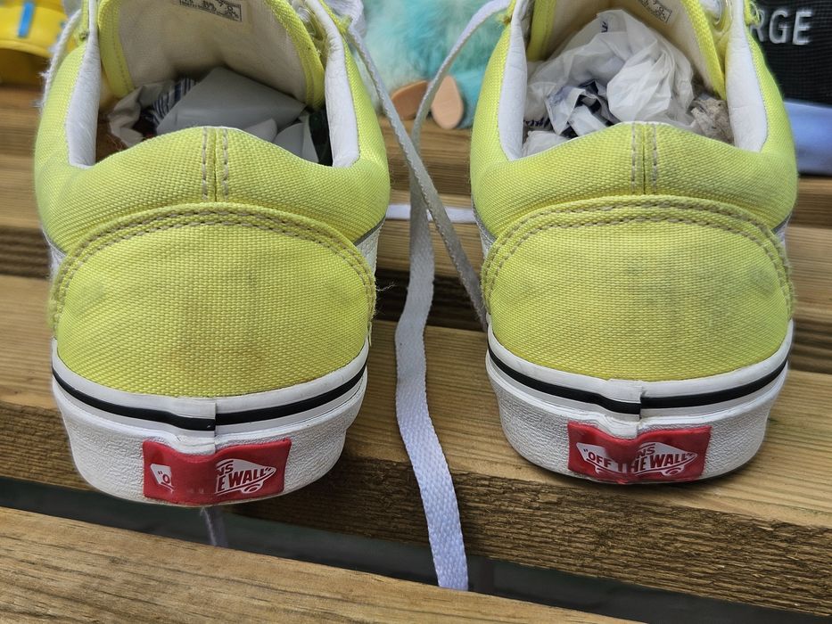 Vans кецове в неоново жълто N37