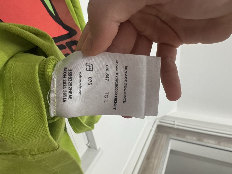 Tricou Moncler verde