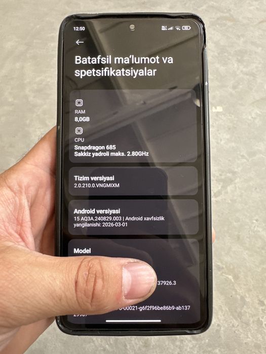 Redmi not 13 8/128
