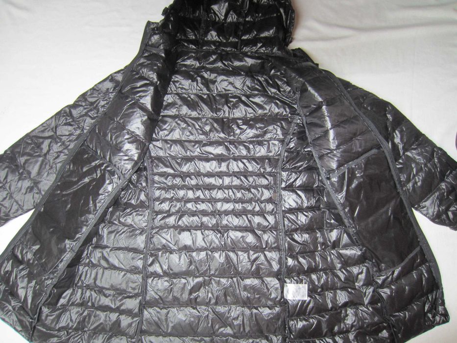 Geaca puf dama lightweight UNIQLO(OCHUYA),mas. L, poliamida,gluga