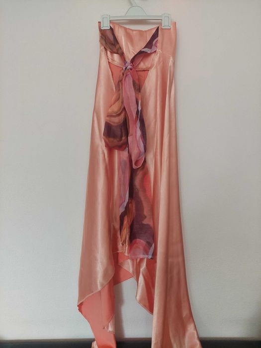 Дамска сатенена рокля