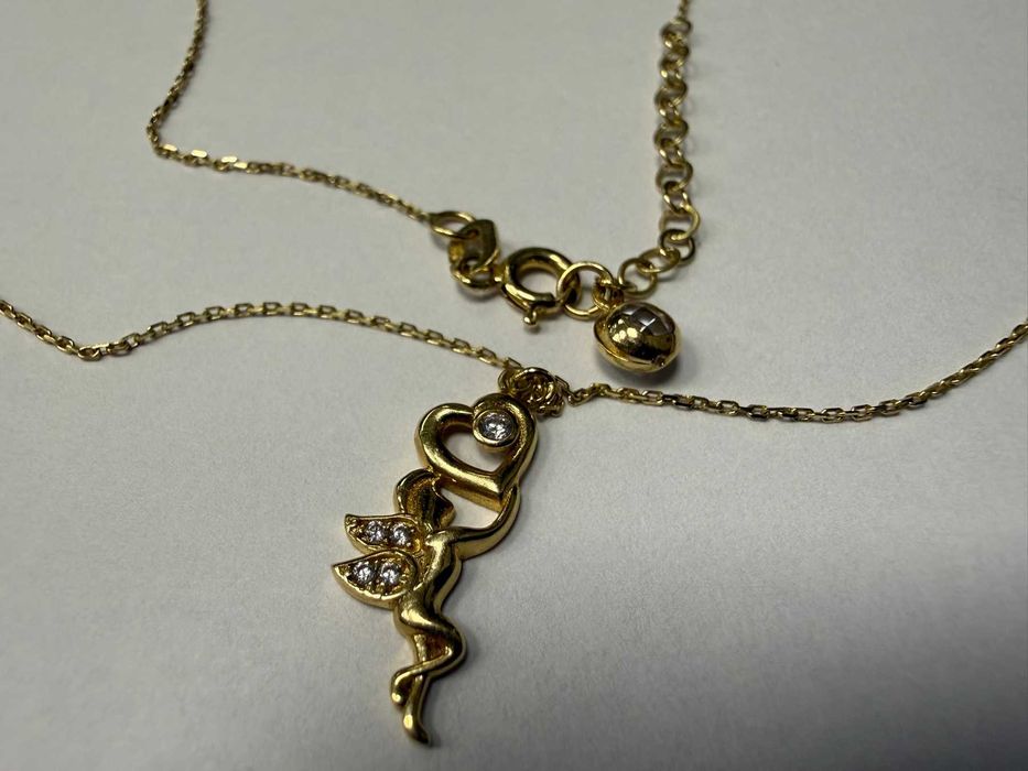 Златно дамско колие - 2.21гр. - 14К