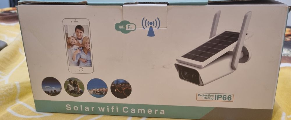 Нова безжична Соларна WiFi Камера за видеонаблюдение