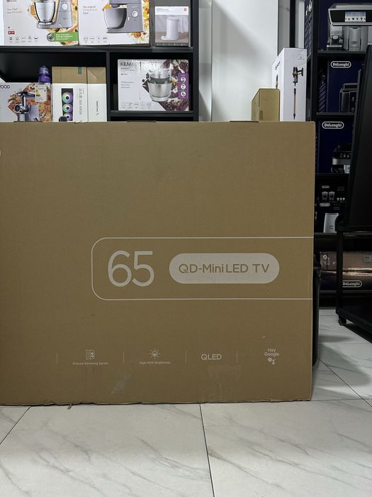 Телевизор TCL 65 C6K — 65 дюймов, 4K QLED, Google TV, Доставка бесплат