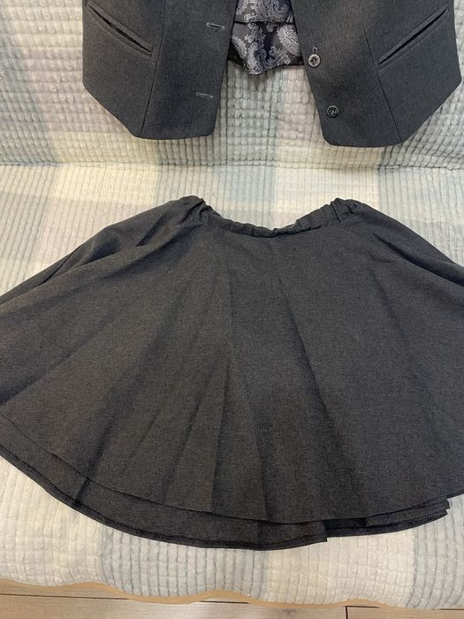 Школьная форма для девочки Серого цвета
