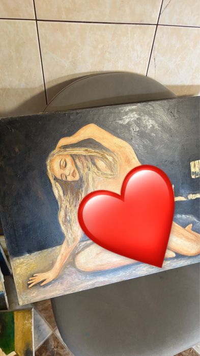 Vand tablouri picturi speciale pictate in ulei detalii in privat