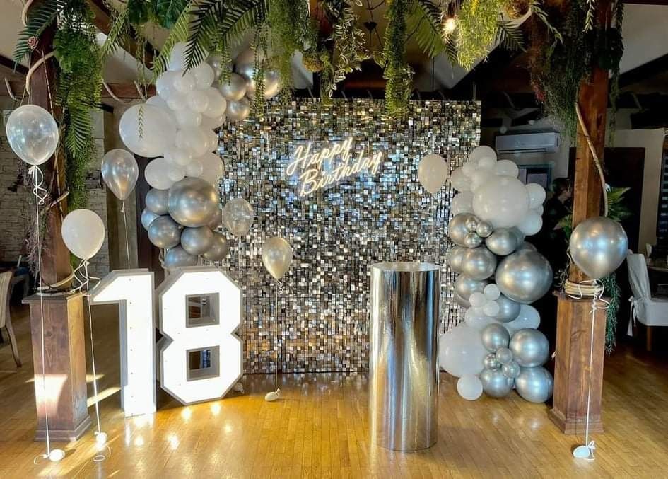 Цифри c осветление и светещи надписи под наем