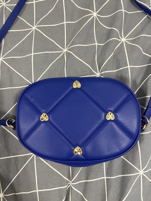 Синя чанта Love Moschino