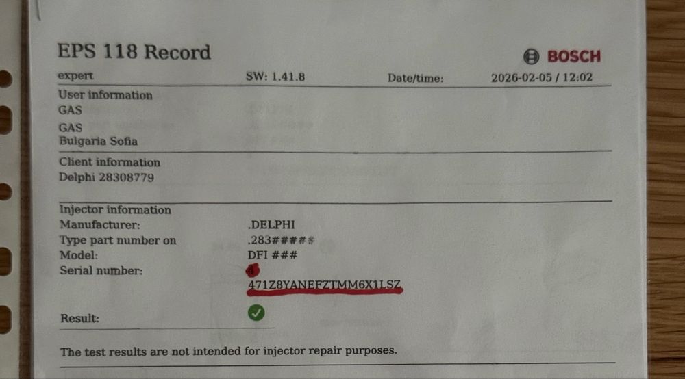 4 броя рециклирани дюзи Delphi 28308779 / OM651