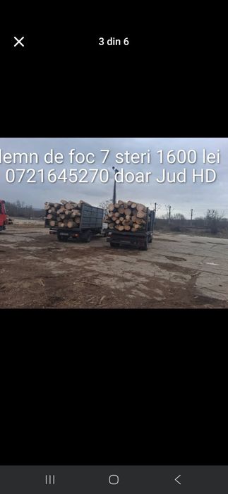 Lemne de foc de esenta tare fag 7 steri 1600 lei.0721645270
