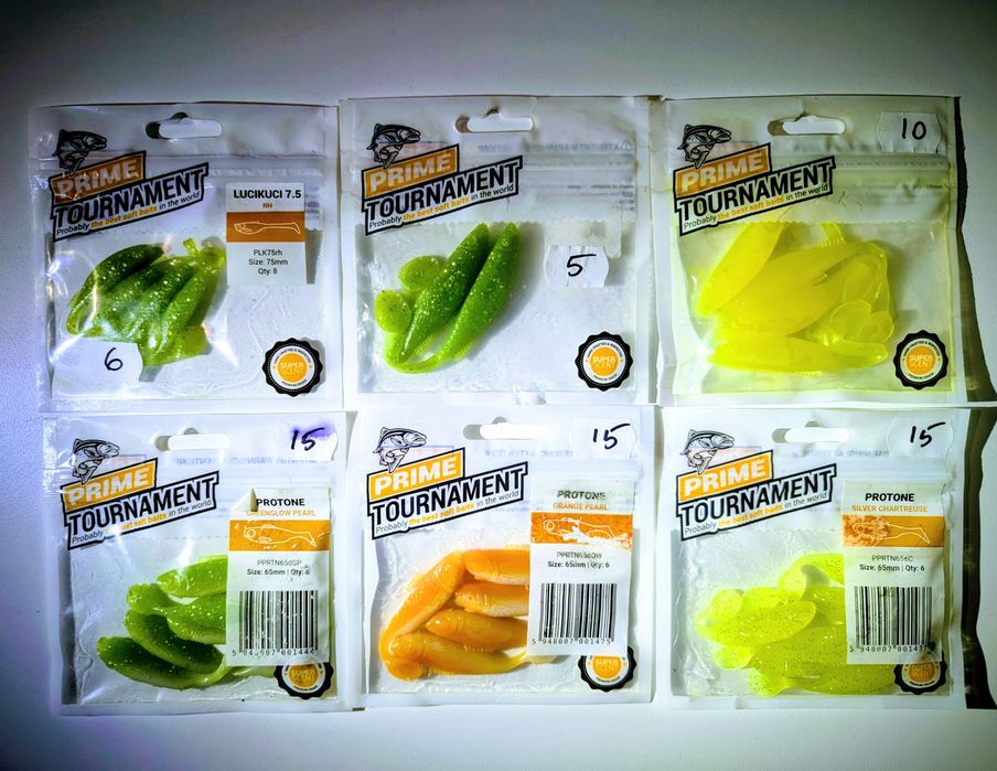 Naluci siliconice (gume) pentru salau, biban, stiuca