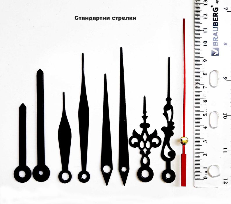 Качествени Механизми за Стенни Часовници с Дълга Ос/Резба.Безшумен Механизъм за Стенен Часовник с Плавен Ход.Смяна на Цъкащ Механизъм Стрелки 3D Цифри