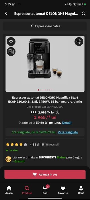 Delonghi ECAM220.60.B