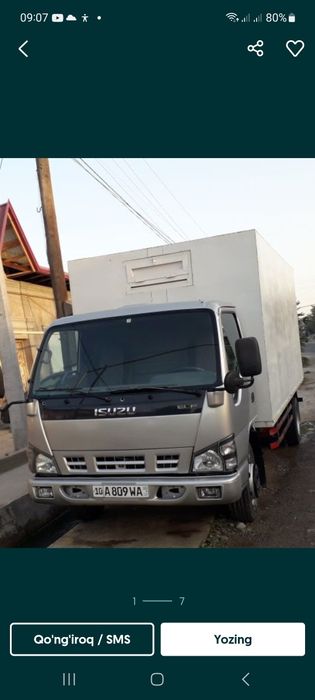 Исузи 5 тонали афтобусдан ясалган