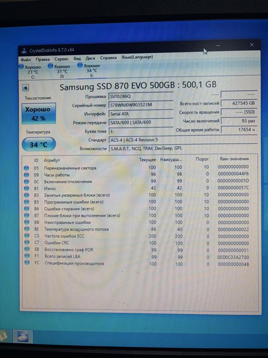 SSD 2Tb Samsung NVMe