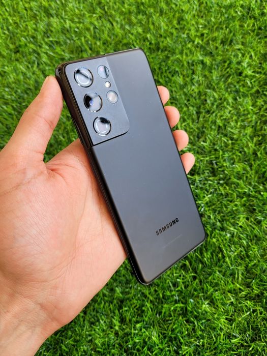 Samsung Galaxy S21 ULTRA 5G. OzU 12/256 GB. Garantya bor. Mate Black