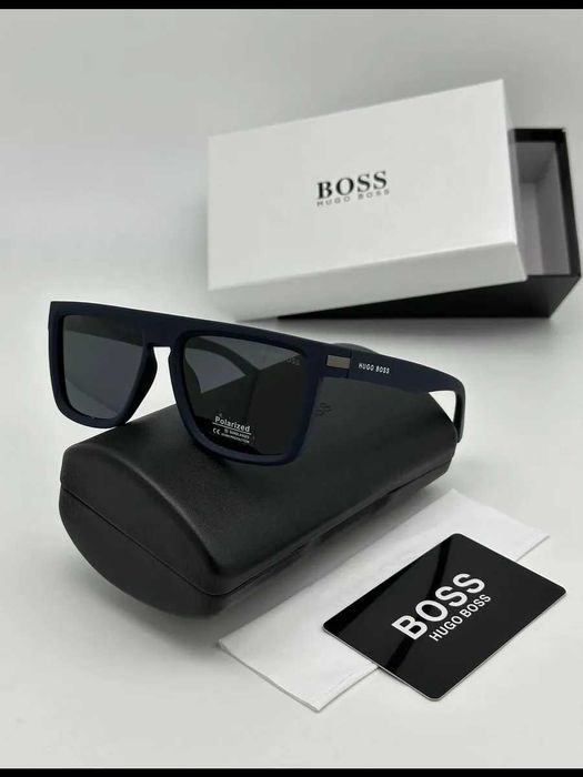 Очки Hugo Boss Lux Матовые Чёрная оправа матовая С Полиризацией