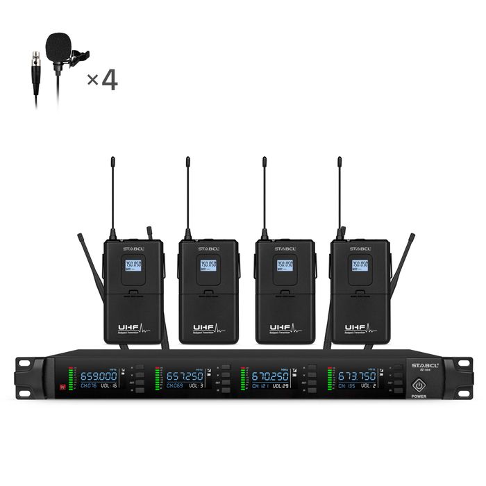 Беспроводной петличный-микрофон для одного-четырех человек