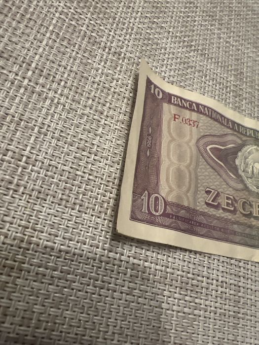Bancnota zece lei rsr 1966