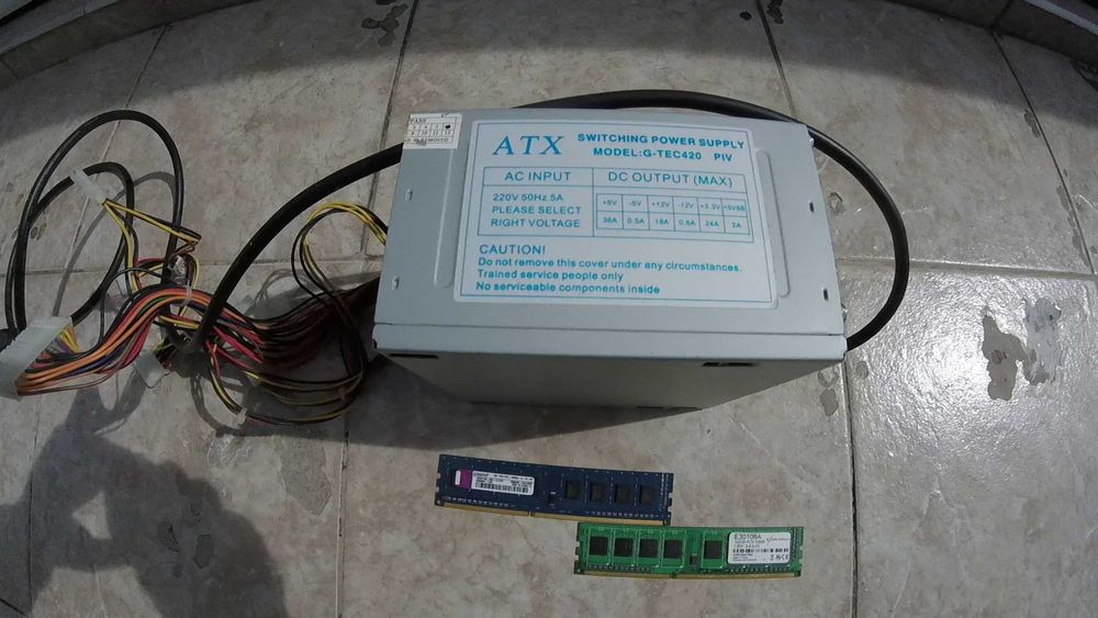 Дънна платка Asus P5PL2 LGA775 945P/G, памети и захранване