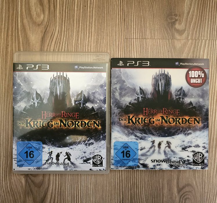 Червен PlayStation 3 Super Slim 500 GB + Move controller и игра Lord of the Rings War in the North PS3 PS5 PS4 PlayStation 3 4 5