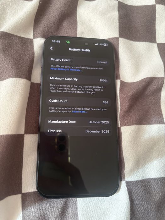 Iphone 17 pro max 100% 256gb