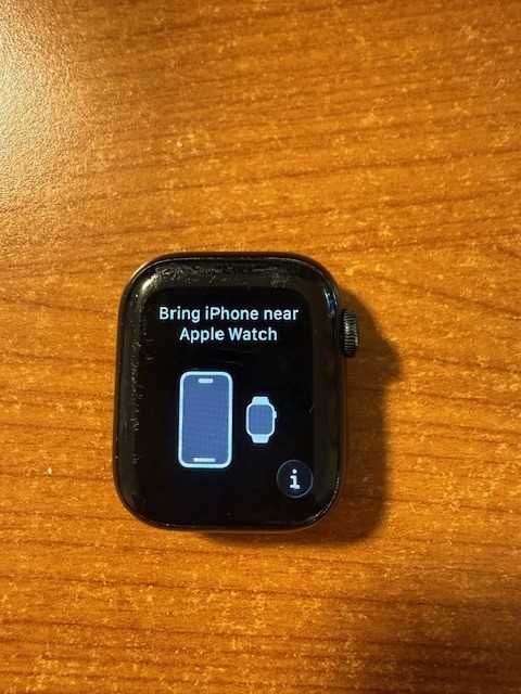 Смарт часовник Apple Watch 9, 41 мм, Midnight Aluminium Case, Midnight Sport Loop (GPS) нова верижка