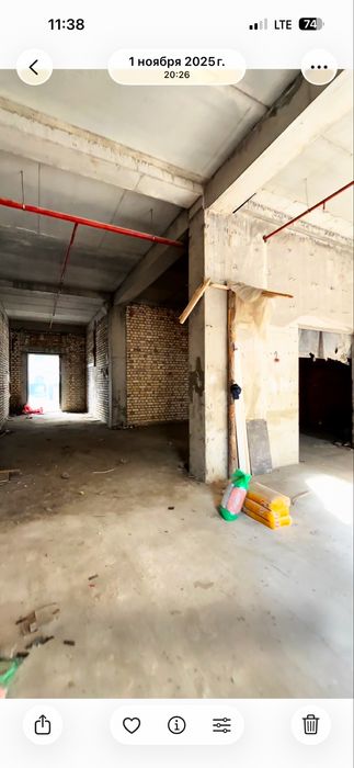 Аренда ЖК Казахстан 365 кв два этажа без ремонта за кв 29$!