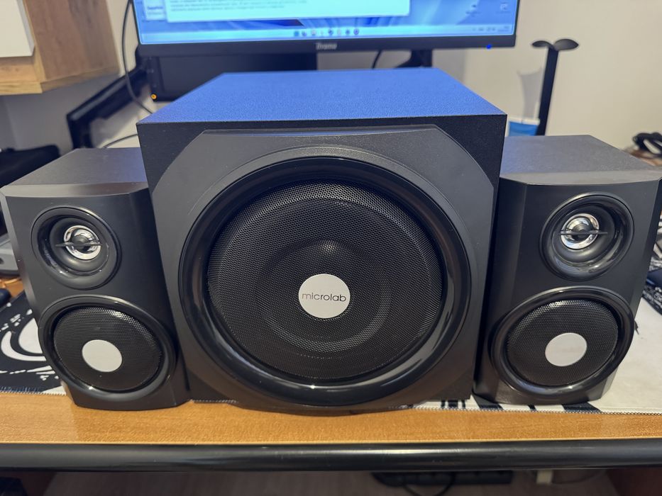 Продам колонки с сабвуфером microlab tmn-9u