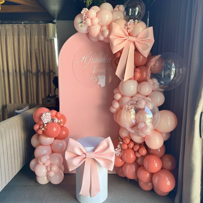 Воздушные шары, оформление, фотозоны