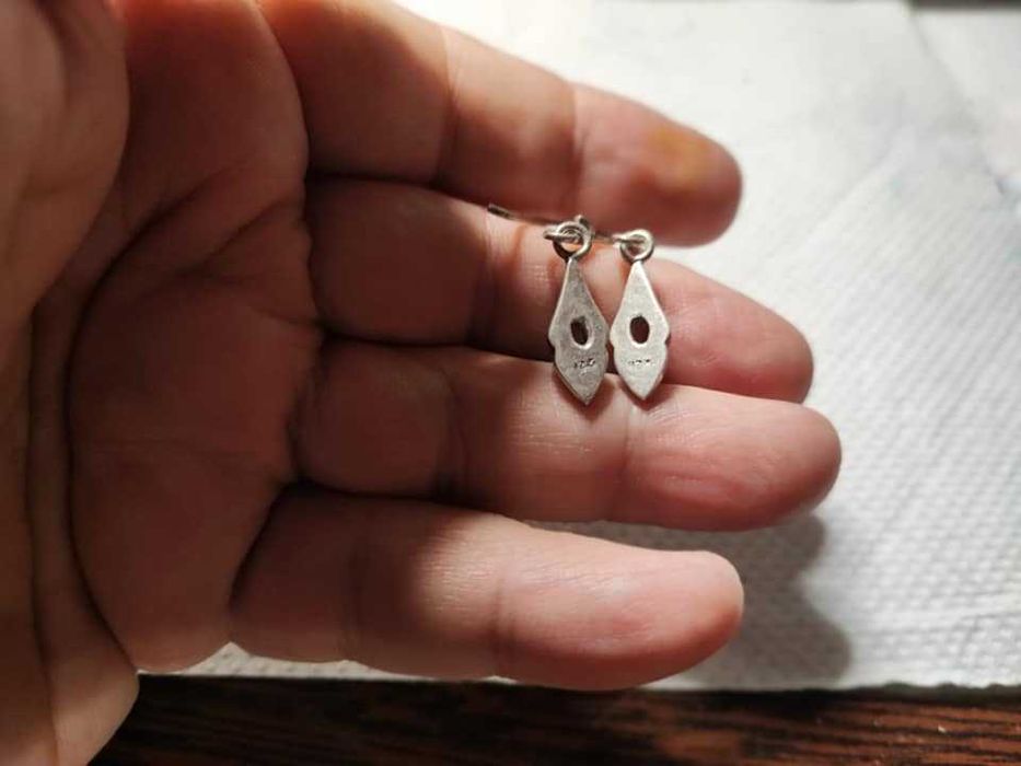 Cercei vintage argint cu ametiste