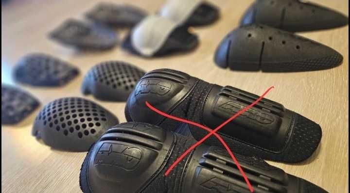 Protectii moto genunchi coate umeri