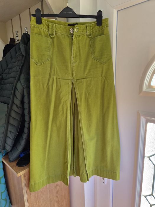 Fusta denim verde