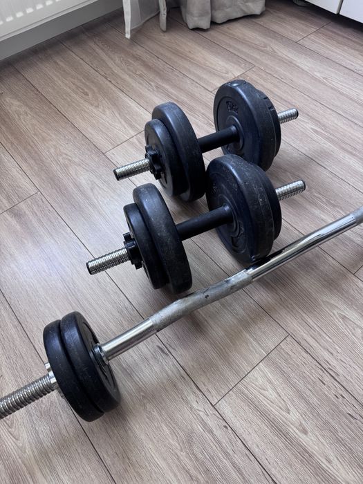 Bara ez curl si gantere / greutati