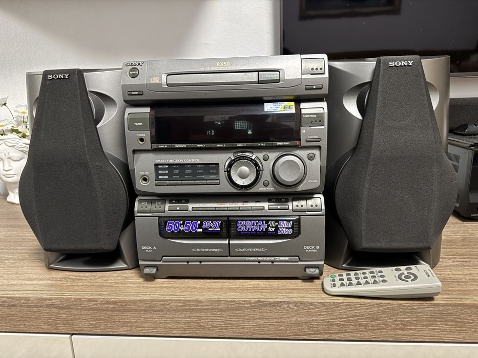 Sistem Audio,combina  Hi-Fi Sony MHC-RX50 – Sunet Puternic (Ideal Amplificator / Auxiliar)