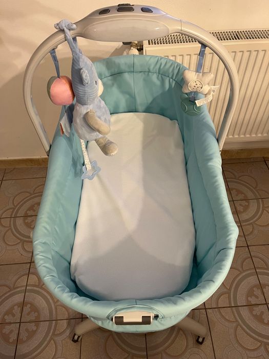 Patut / cosulet multifunctional Chicco, 4 in 1, reglabil, pe roti