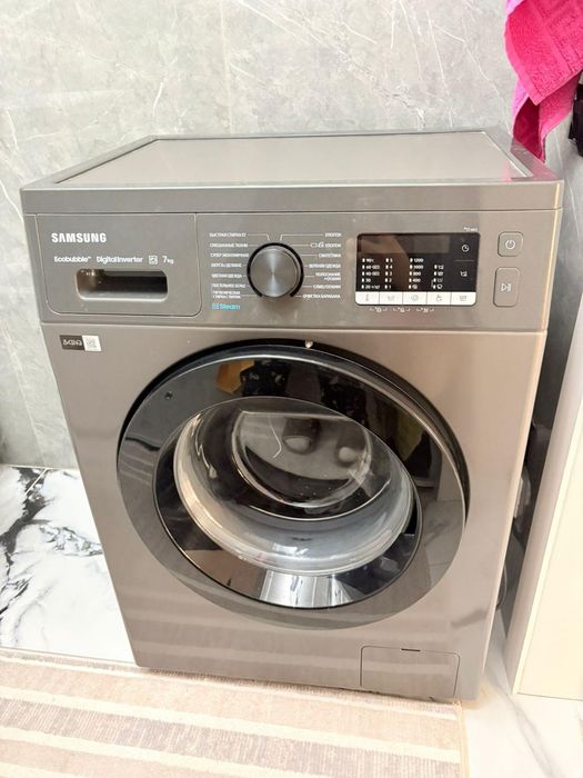 ПСтиральная машина автомат Samsung eco bubble, 7 кг.ро