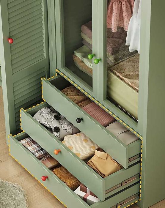 Гардеробный цветной шкаф/ шкаф для одежды/ гардеробная/ для спальни