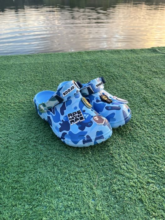 Кроксы,сrocs bape/бэйп