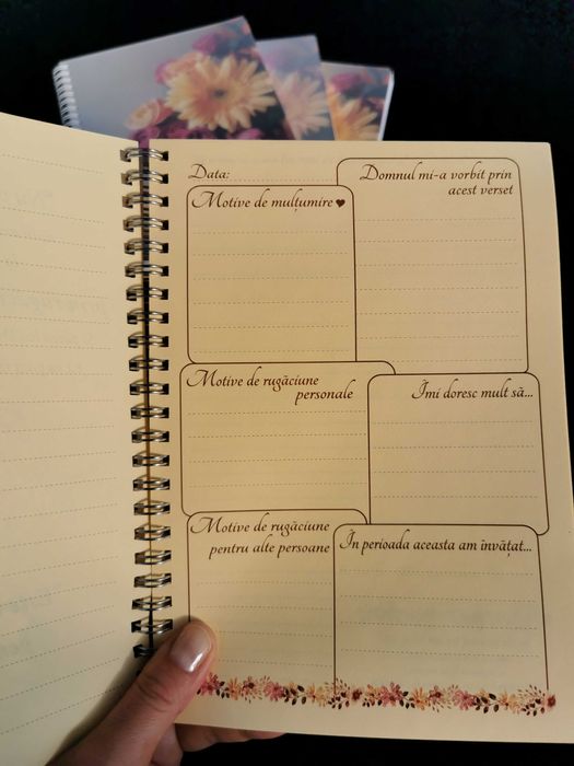 Agenda - Jurnal cu versete "Nu te teme"