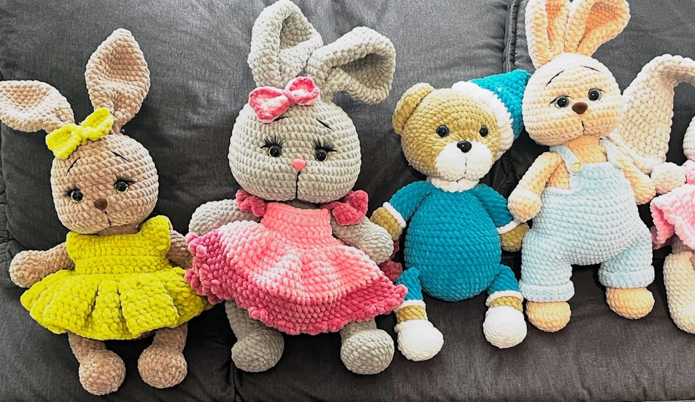 Плетени играчки амигуруми