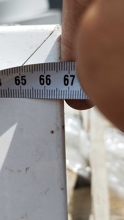 Алуминиеви крила от прозорци без каса - дограма прозорец 116/164 см