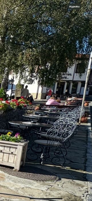 Маси и столове от ковано желязо 4 комплекта